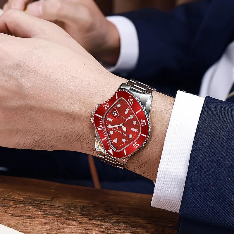 Nouvelle montre Water Ghost pour hommes d'affaires montre à Quartz Bracelet en alliage en forme de p