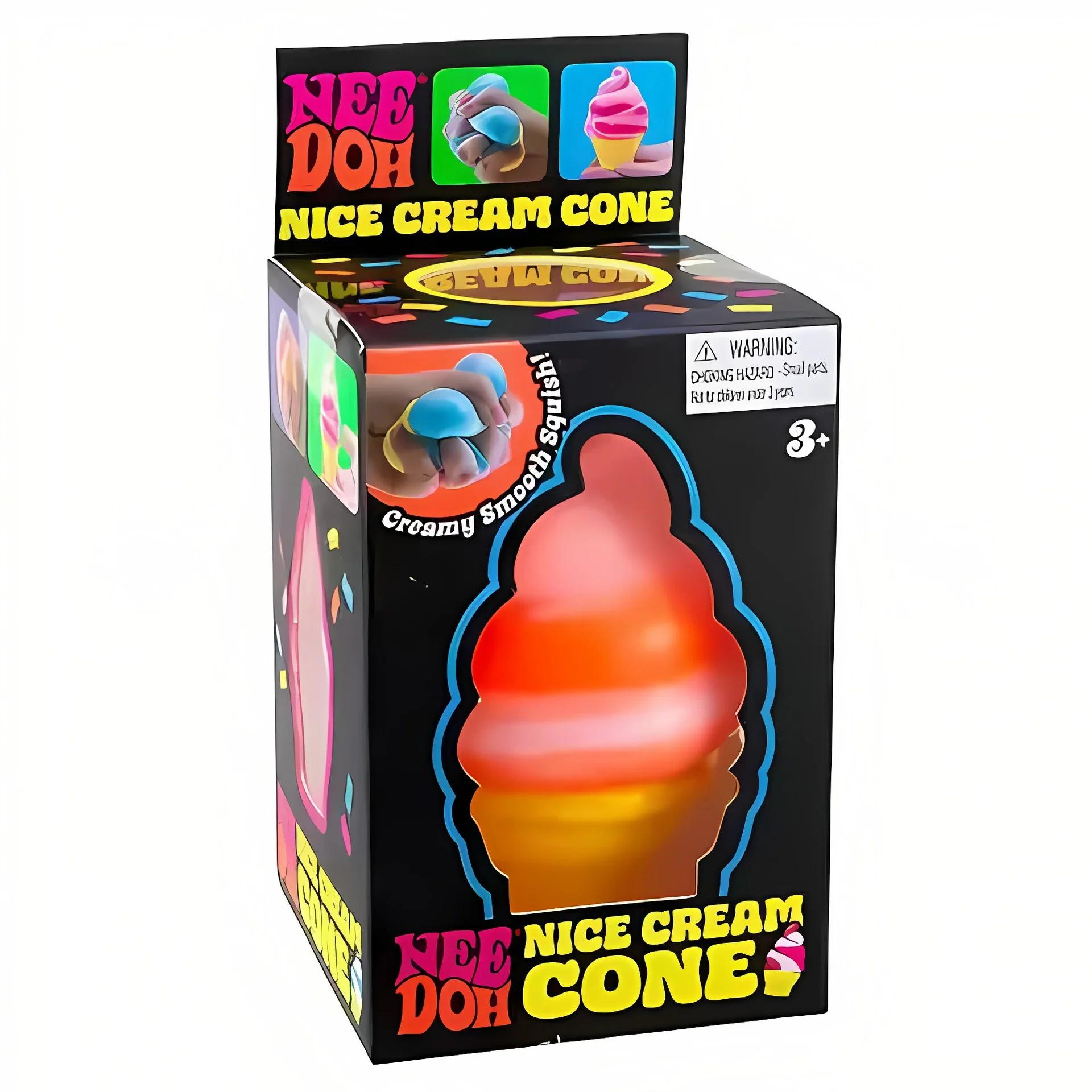 Schylling Needoh Nice Cube Sensory Nice-Sicle, cube sensoriel anti-stress, objet à presser anti-anxi