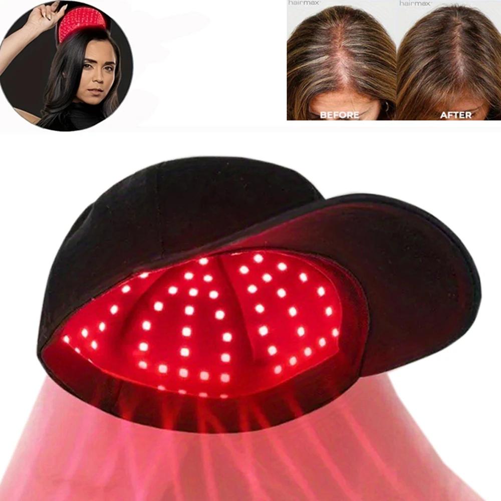 660nm 850nm lumière rouge thérapie capillaire infrarouge capuchon de croissance des cheveux pour la 