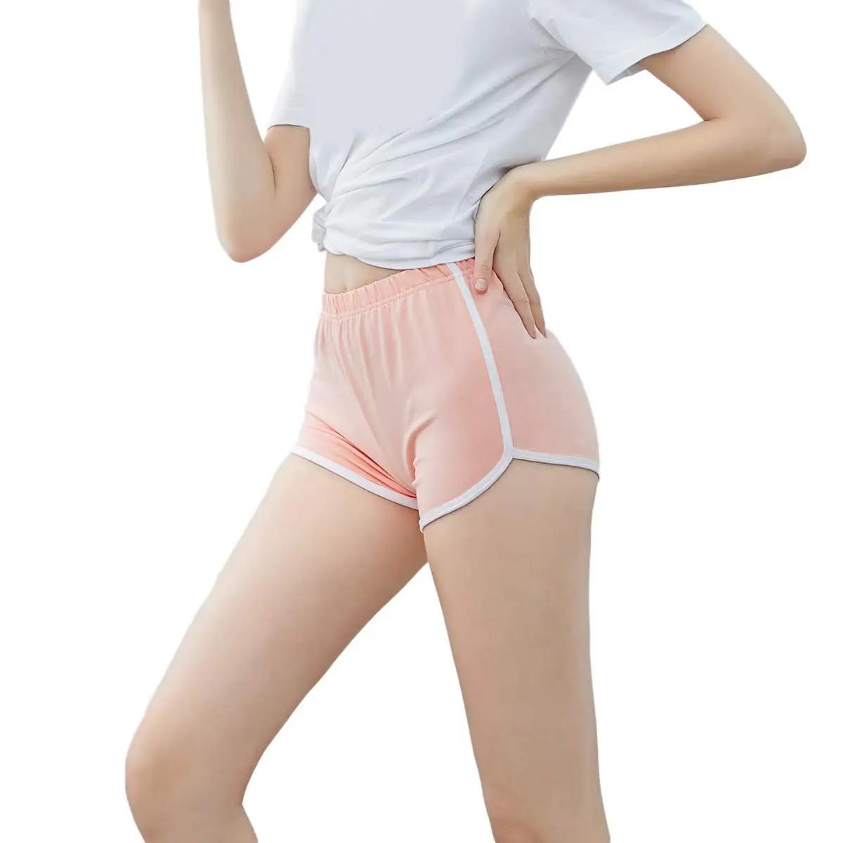 Short de Yoga en coton pour femmes, pantalon court Vintage dauphin, Sexy, pour salon, entraînement, 