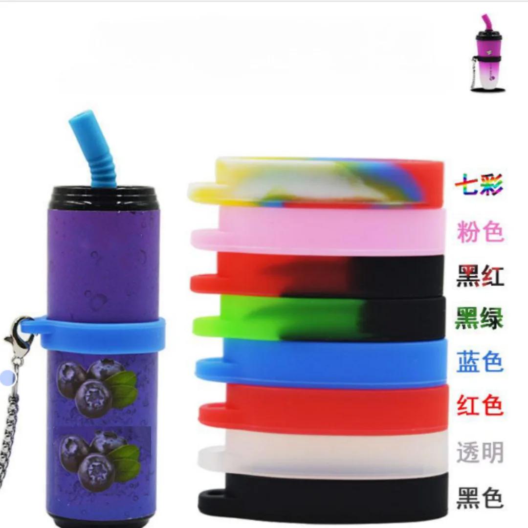 Anneau en silicone avec trou pour boîte mécanique, bande de lanière, UL, porte-clés conflicloop, déc