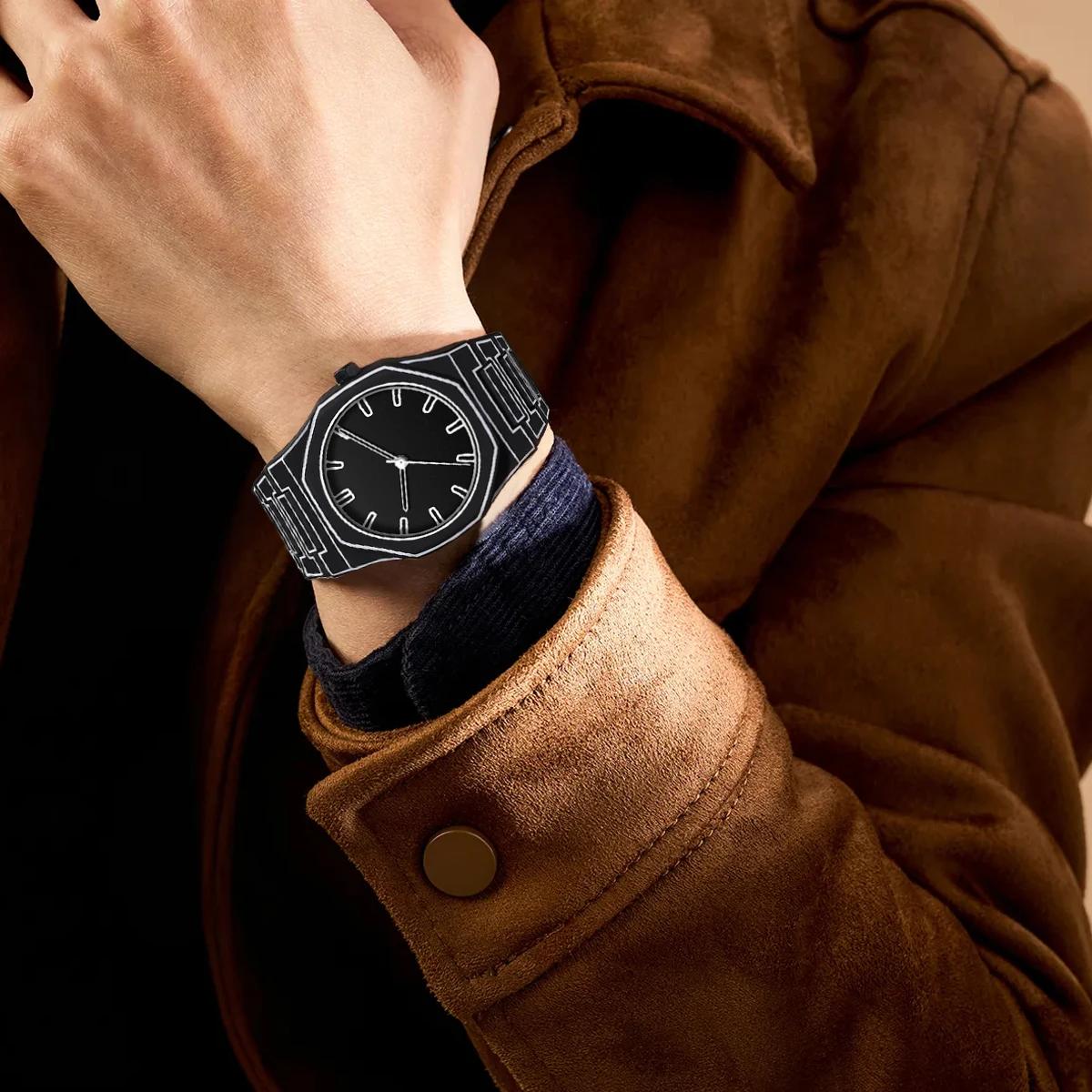2025 nouveaux hommes créatifs montre en Silicone VA VA VOOM marque mouvement à Quartz lignes créativ