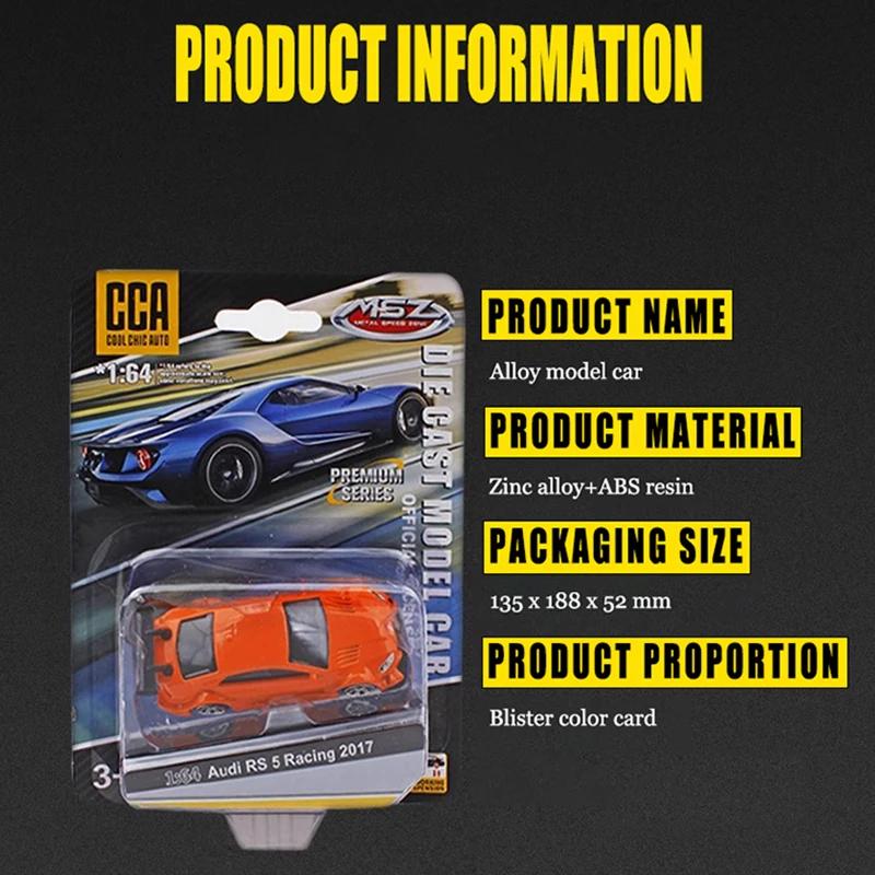 CCA 1:64 BMW M4 Z4 M850I M4 GT3 modèle suspendu exquis voiture classique modèle de voiture statique 