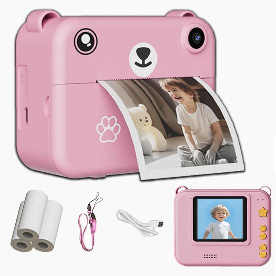 Appareil Photo numérique pour enfants, photographie à impression instantanée, enregistreur vidéo HD 