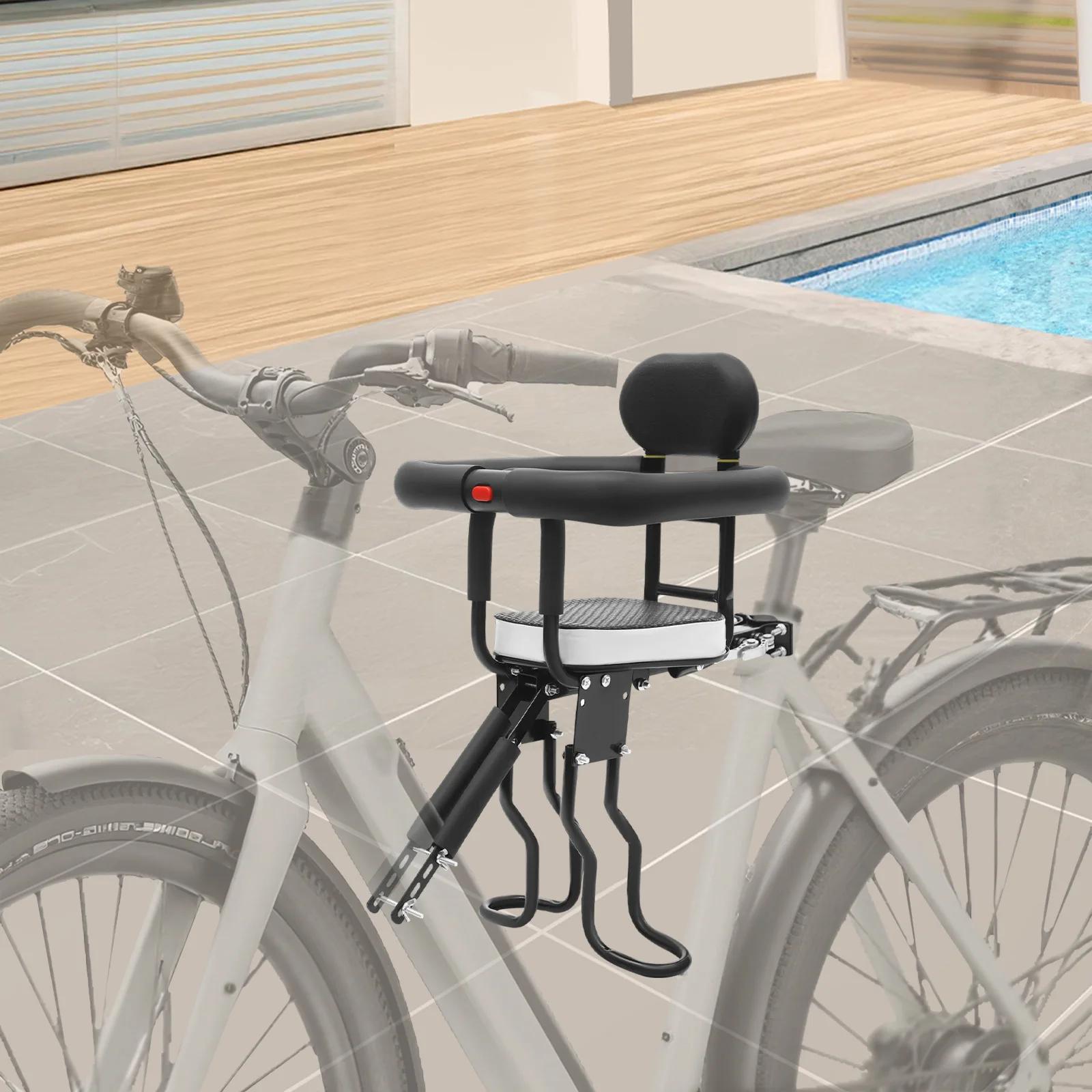 Siège avant avec garde-corps et pédale de protection, siège enfant, siège vélo, chargement jusqu'à 8