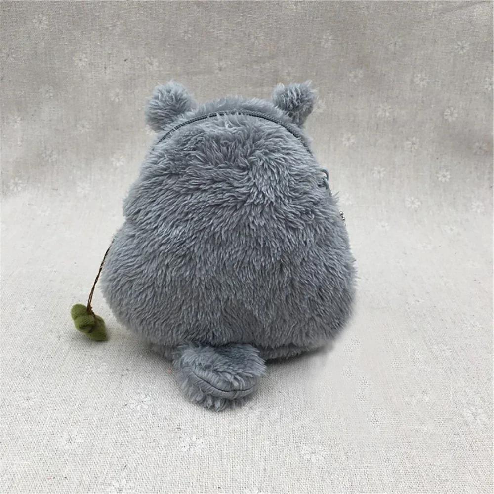Porte-monnaie chat mignon Anime, petit portefeuille en peluche douce avec fermeture éclair pour enfa