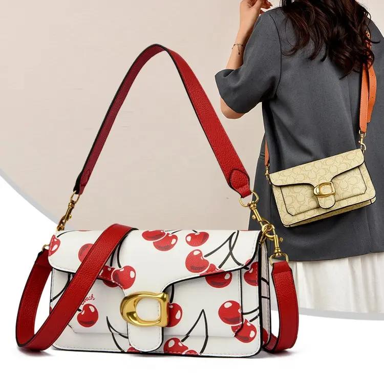 Sac à bandoulière Hobo vintage pour femme, nouveau design à boucle 2026, sac polyvalent en toile mon