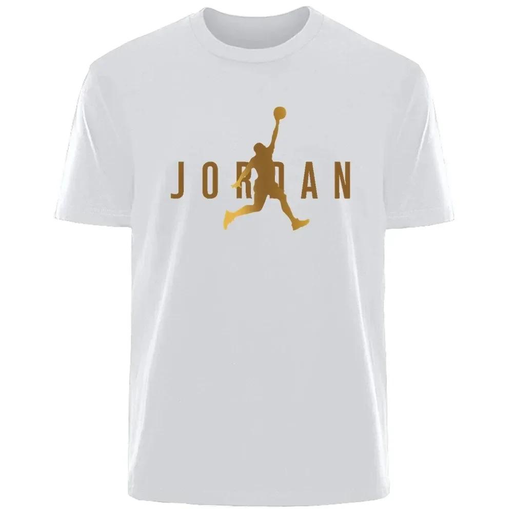 2025 hommes nouveau haute qualité à manches courtes T-shirt coton Absorption de la sueur imprimé spo