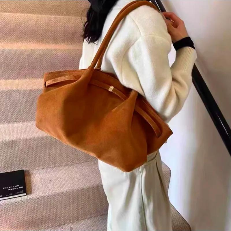 Sac à bandoulière et sac à main de luxe léger en cuir véritable grande capacité style dumpling JW PE