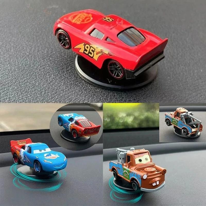 Voitures de dessin animé Cars 3 Lightning McQueen Décoration rotative pour tableau de bord de voitur