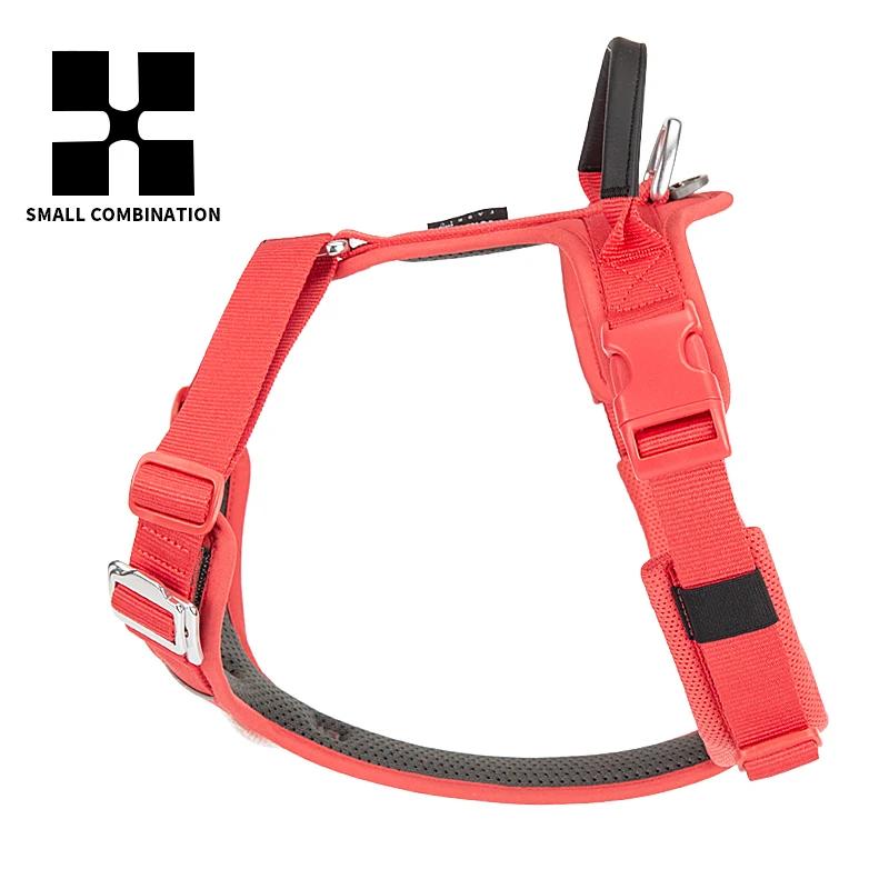 Harnais réfléchissant pour chien, sans traction, pour petit, moyen et grand chien, gilet antidéflagr