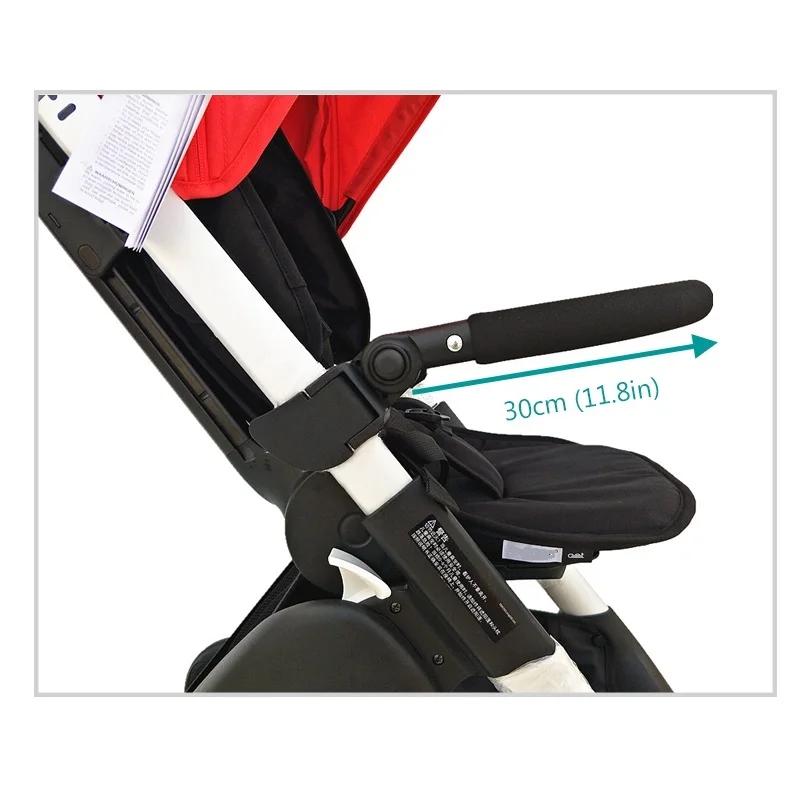 Accessoires de poussette pour bébé, pare-chocs d'accoudoir, planche repose-jambes pour pied de lit d