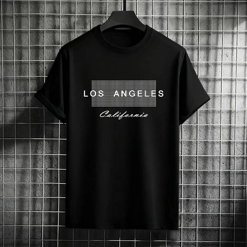 2026 été nouveau T-shirt pour hommes de haute qualité 100% coton couleur Pure t-shirts urbain décont