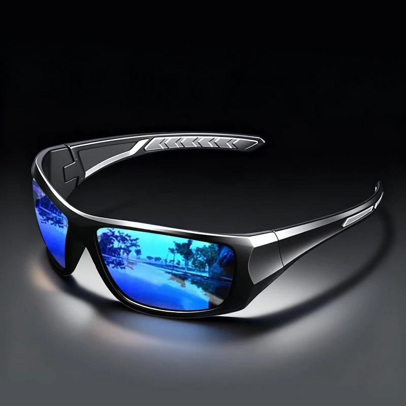 Lunettes de soleil de sport coupe-vent – Polarisées, Protection UV400, conception enveloppante pour 