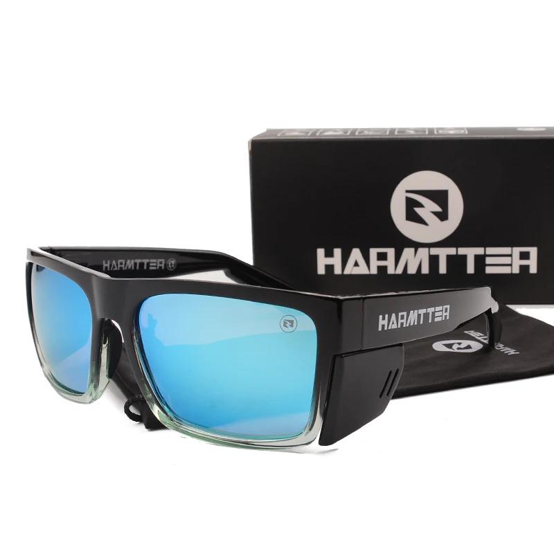 HARMTTER Lunettes de soleil polarisées pour hommes et femmes, protection UV, lunettes de sport, Z87 