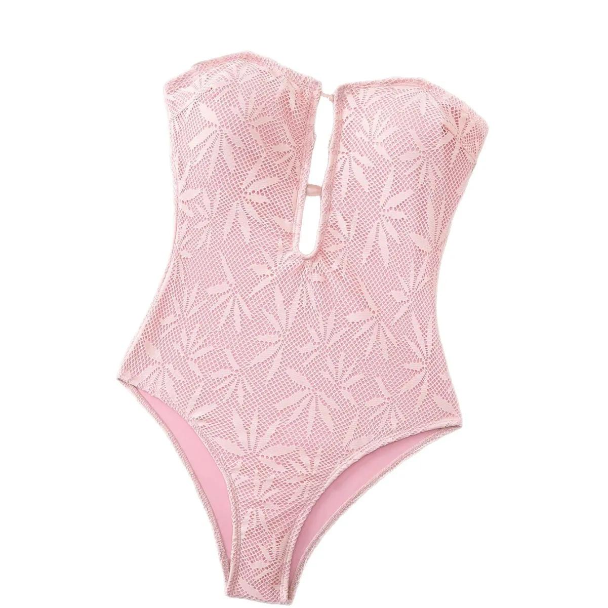Maillot de bain une pièce bohème été 2026 pour femme, monokini dos nu à bretelles, idéal pour les va