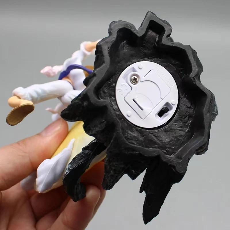 Figurine d'anime One Piece de 12 cm, fée de la lune Nika Monkey D Luffy Gear 5 avec lumière lunaire,