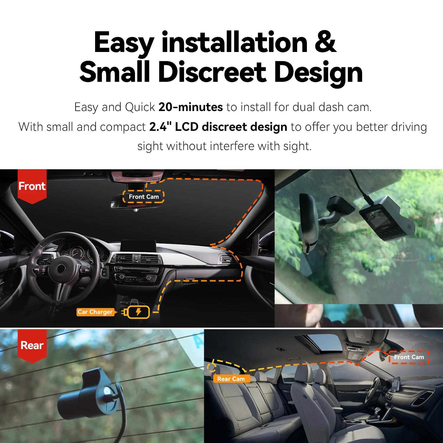 DDPAI Z40 Dash Cam caméra de voiture enregistreur Sony IMX335 1944P HD vidéo GPS suivi 360 Rotation 