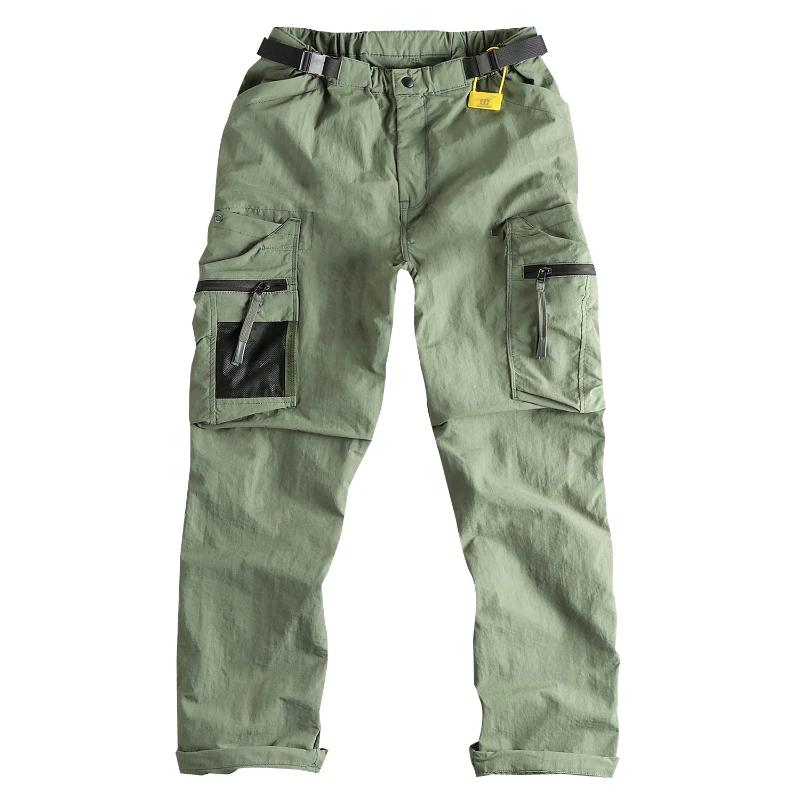 Pantalon d'assaut de parachutiste japonais, ample et droit, avec poche fonctionnelle, décontracté, a