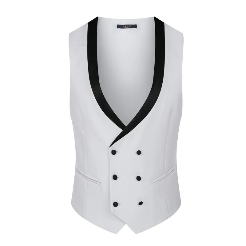 Ensemble de costumes de luxe légers de haute qualité pour hommes, 3 pièces, robe Blazer de fête pour