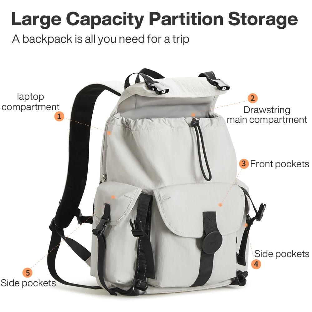 Mixi – sac à dos de voyage pour ordinateur portable de 18 pouces, approuvé par le vol, convient à un