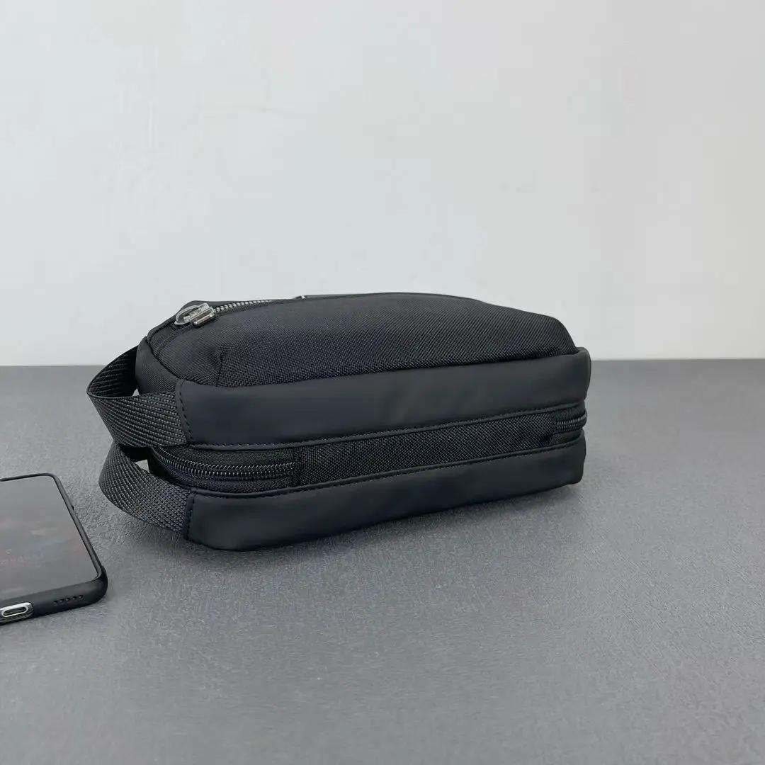 Pochette en nylon balistique pour homme, sac à main portable pour les voyages d'affaires, sac organi