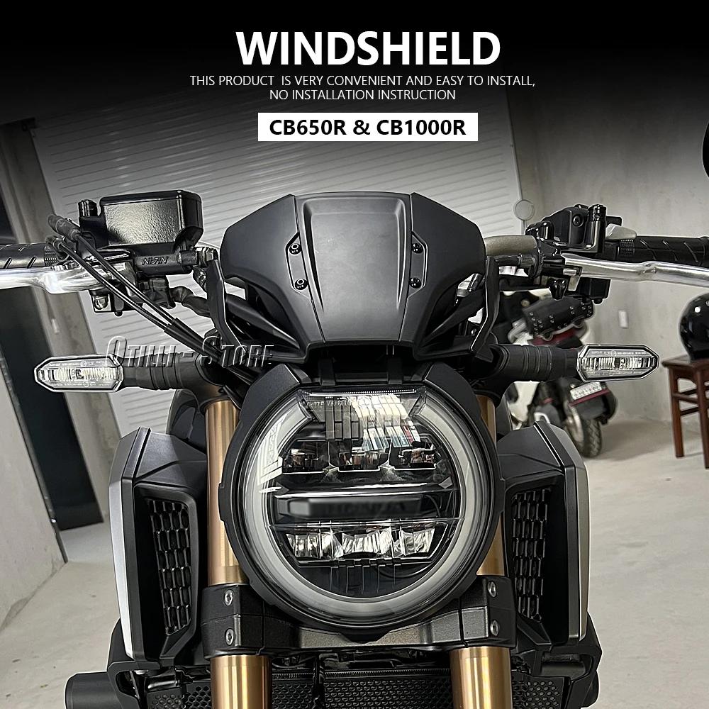Pare-brise de moto pour HONDA CB650R CB1000R CB 650 1000 R, accessoires carénage de pare-brise ABS, 