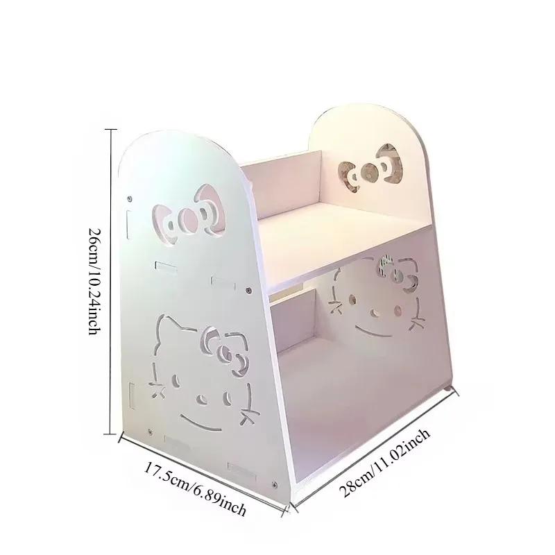 Présentoir de rangement pour poupées et accessoires de dessins animés Kawaii, étagère de rangement H