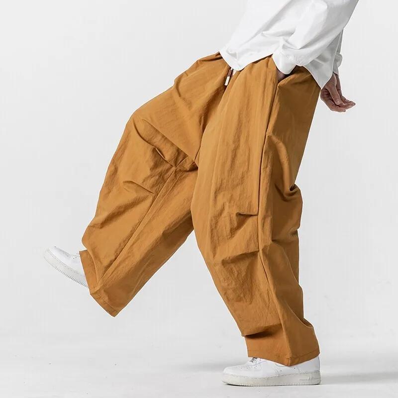 Pantalon Cargo de Style américain pour hommes, décontracté, surdimensionné, mode printemps été, saro