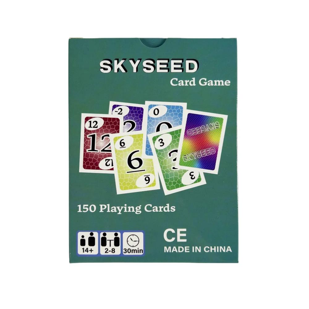 Skyseed jeu de cartes 150 cartes à jouer jeu de société pont Exploration amusante édition d'action c