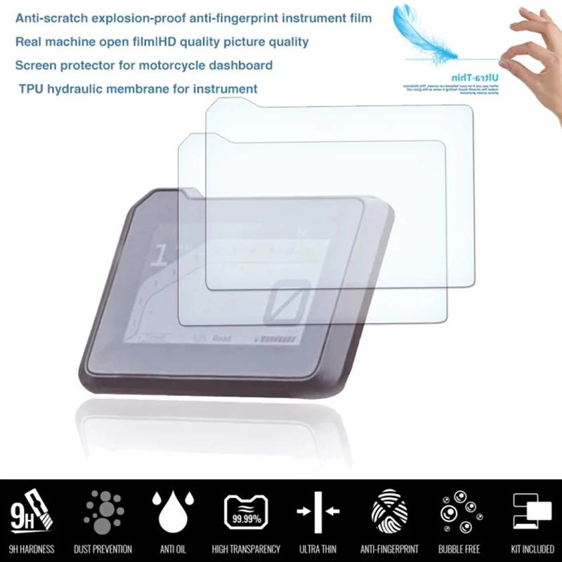 Film de Protection contre les rayures pour groupe de moto, couverture de tableau de bord en TPU pour