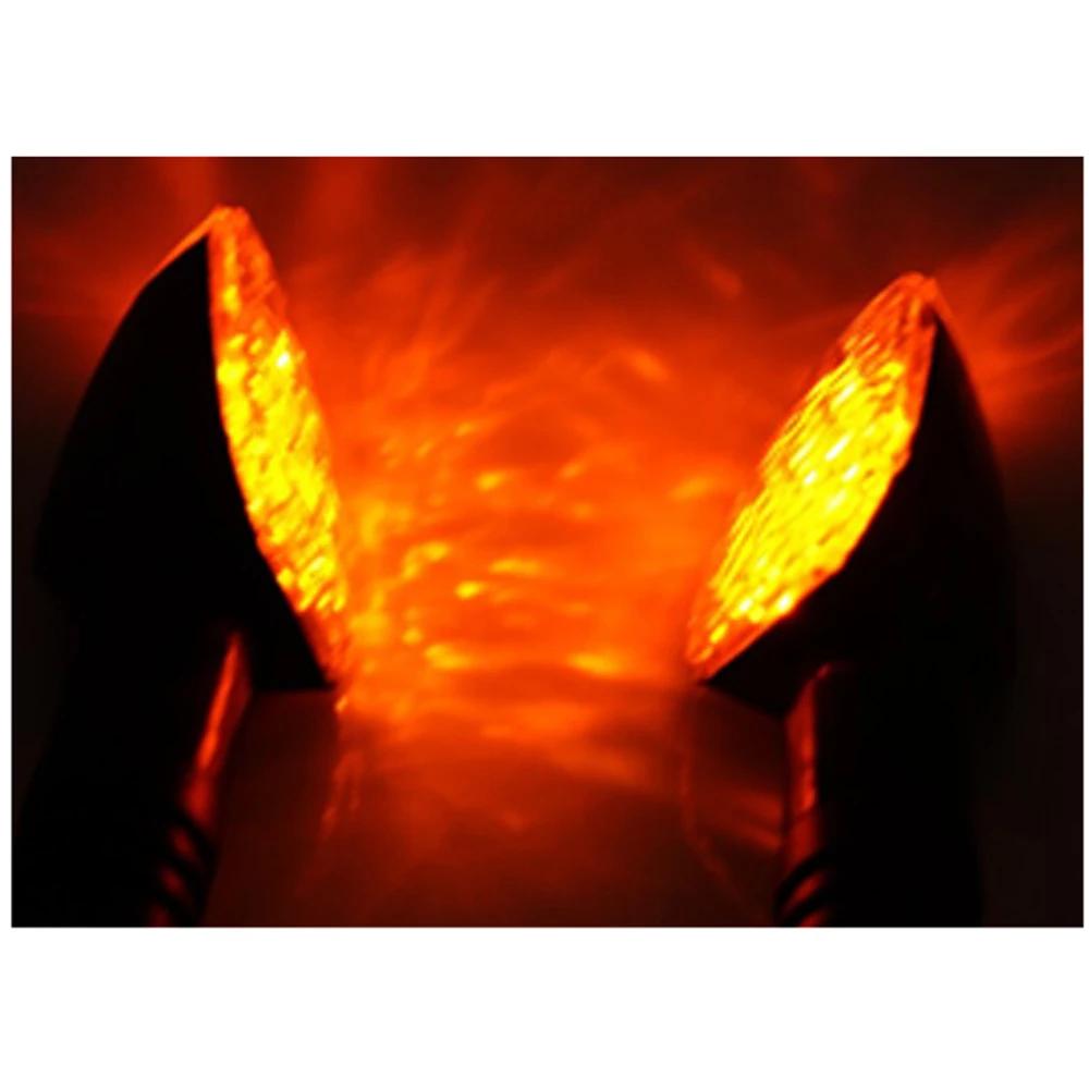 Clignotants LED universels pour motos, longs et courts, accessoires de couleur ambre, 4 pièces/ensem