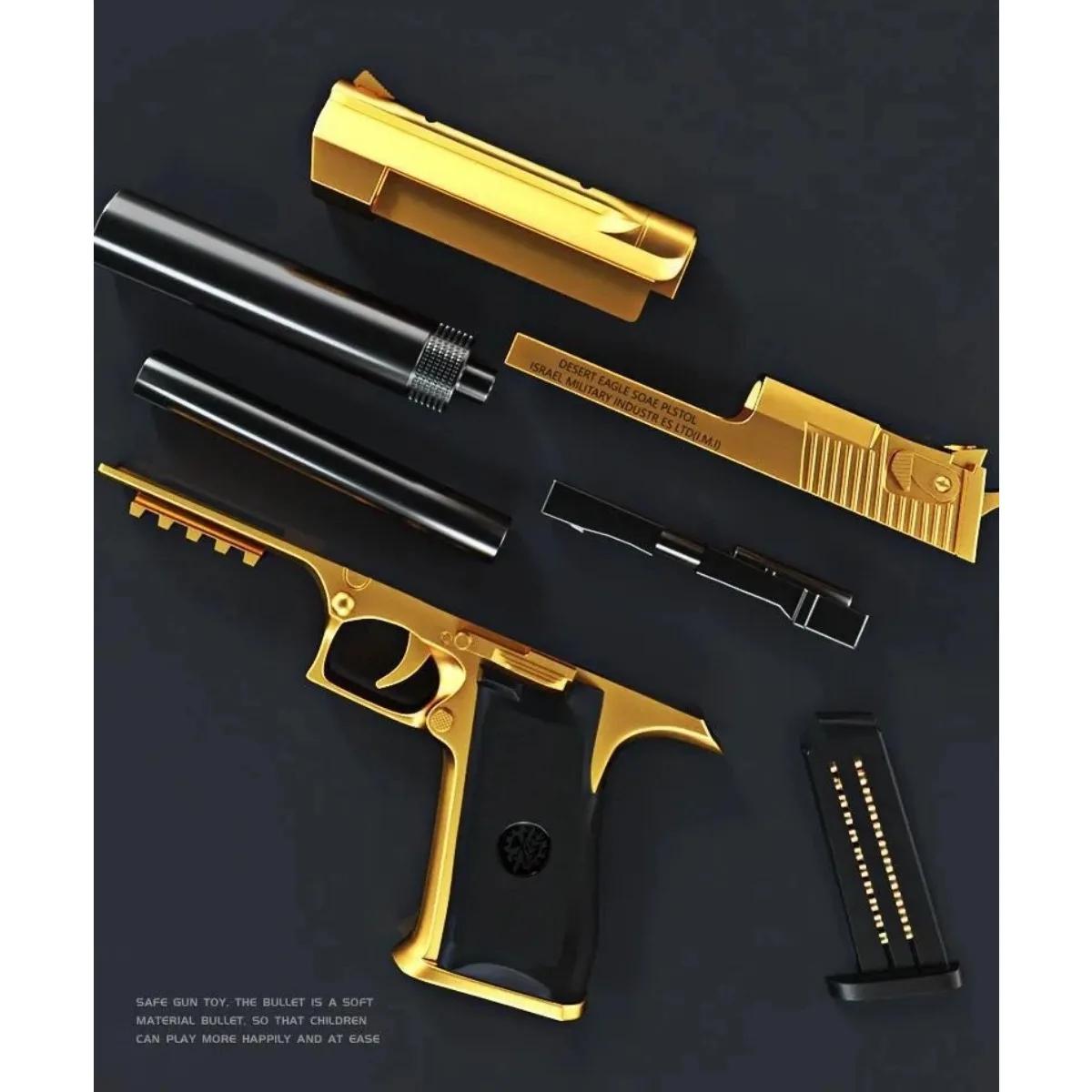 Desert Eagle – pistolet jouet à éjection de coque, pistolet Airsoft, balle en mousse souple, arme CS