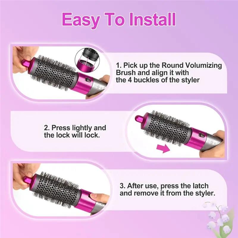 Accessoires de brosse volumisante ronde améliorés et petites brosses rondes pour les modèles Dyson A