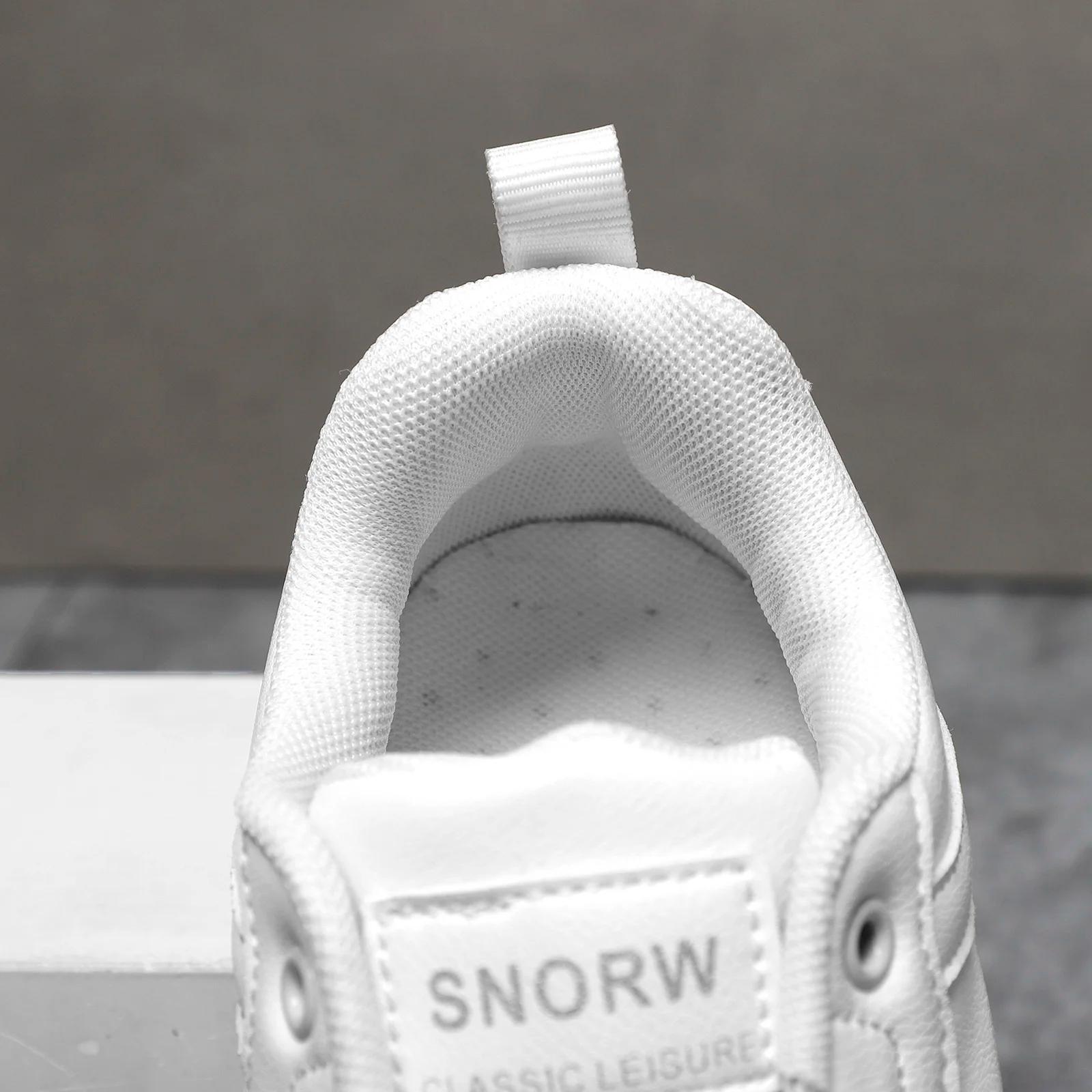 Chaussures de skateboard légères pour femmes, baskets de sport blanches et noires