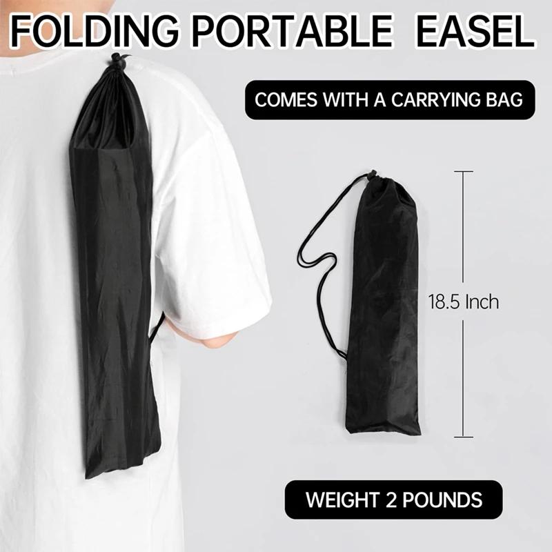 Latif el Stand-Affiche portable pliable en métal blanc pour affichage, panneau de mariage, porte-aff