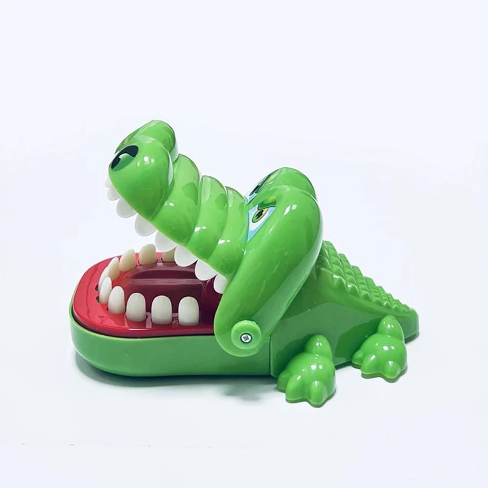 Jouets de dents de crocodile pour enfants, morsures de crocodile, entraînement de réaction des doigt