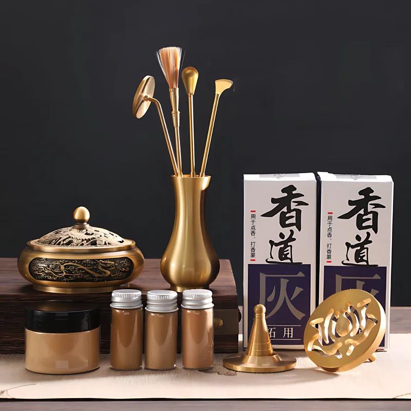 Ensemble d'aromathérapie en laiton, Kit de fabrication de brûleur d'encens, support de moule d'encen
