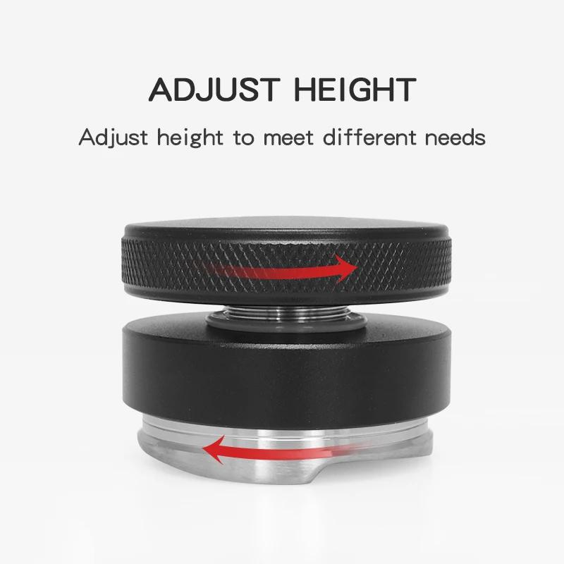 Distributeur de café, niveleur de doseur pour Lelit Anna Anita 57mm 57.5mm, en acier inoxydable, acc