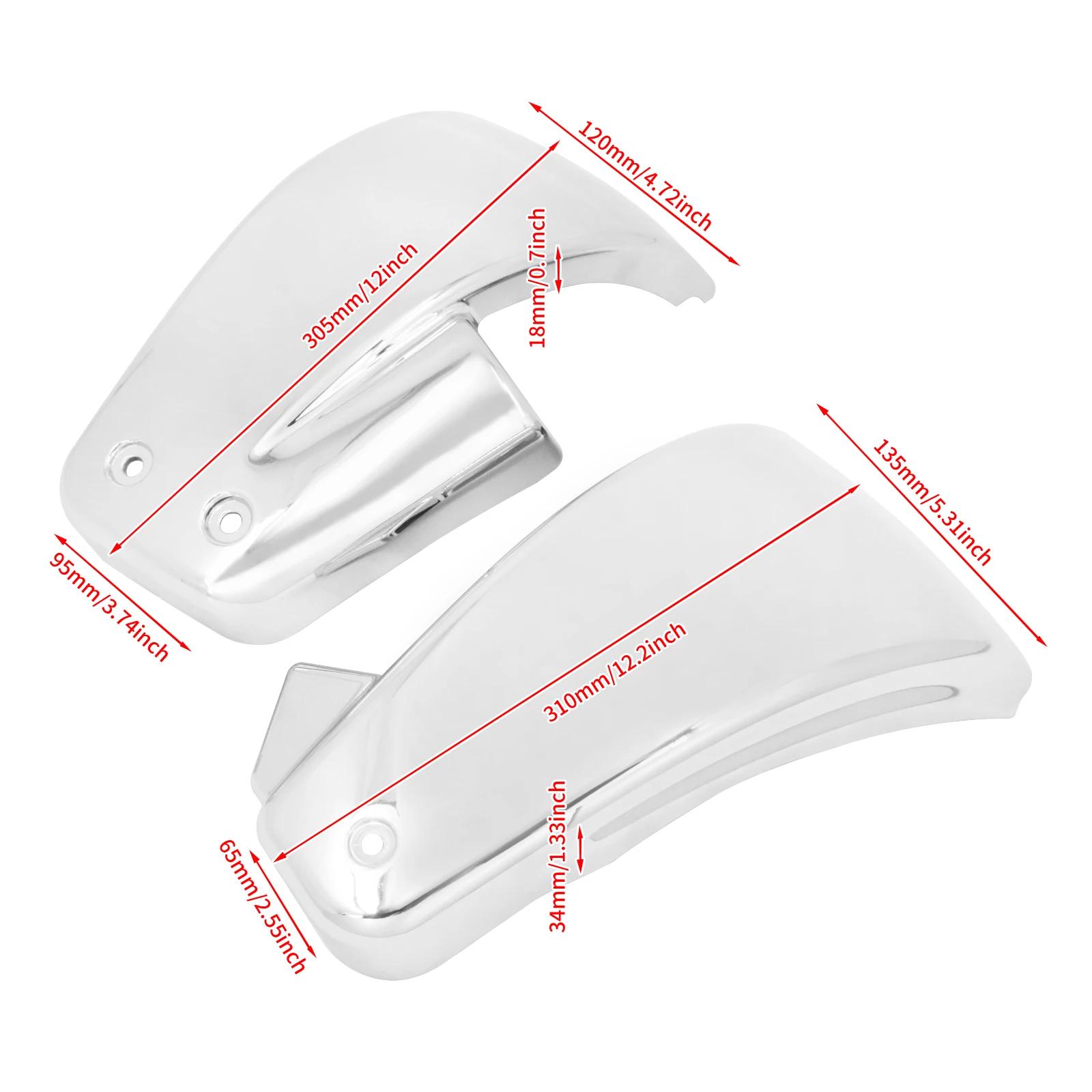 Couvercles latéraux de batterie de moto, protecteur latéral droit gauche adapté à Harley Softail M8,