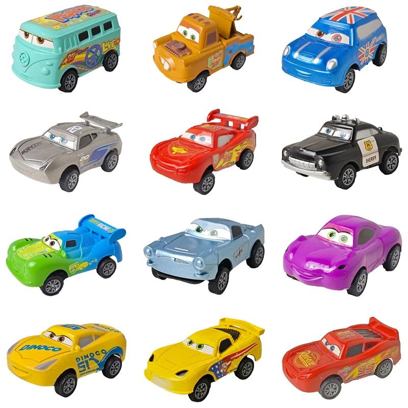 Mini voiture originale Disney Pixar, voiture 3 Lightning McQueen, voiture à rebond en PVC, modèle de