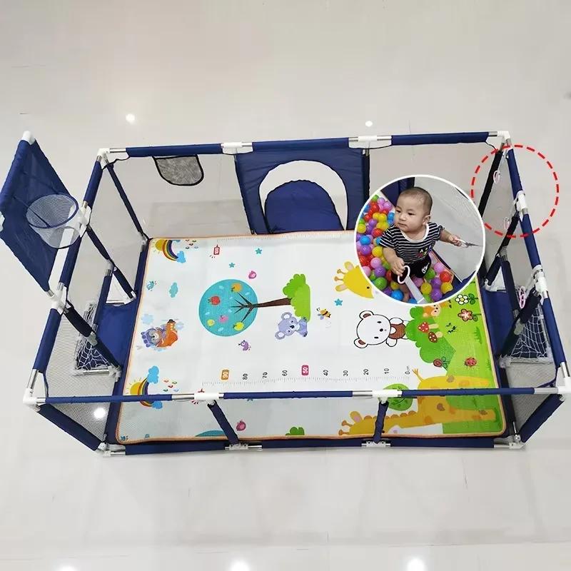 IMBABY-Barrière de sécurité pour bébés, grands parcs pour enfants, piscine sèche pour nouveau-nés, a