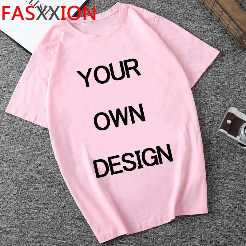 Personnalisé votre Photo ou Logo votre propre conception T-shirt hommes femmes unisexe T-shirt décon
