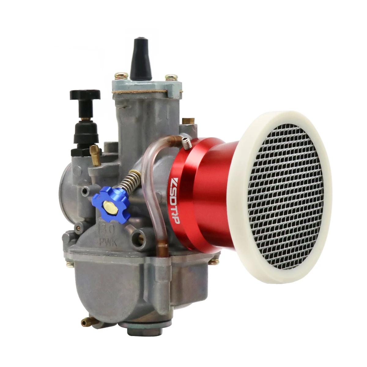 ZSDTRP-Filtre à air pour carburateur de moto, tasse de vitesse de filet, pile, convient à 38mm, 42mm