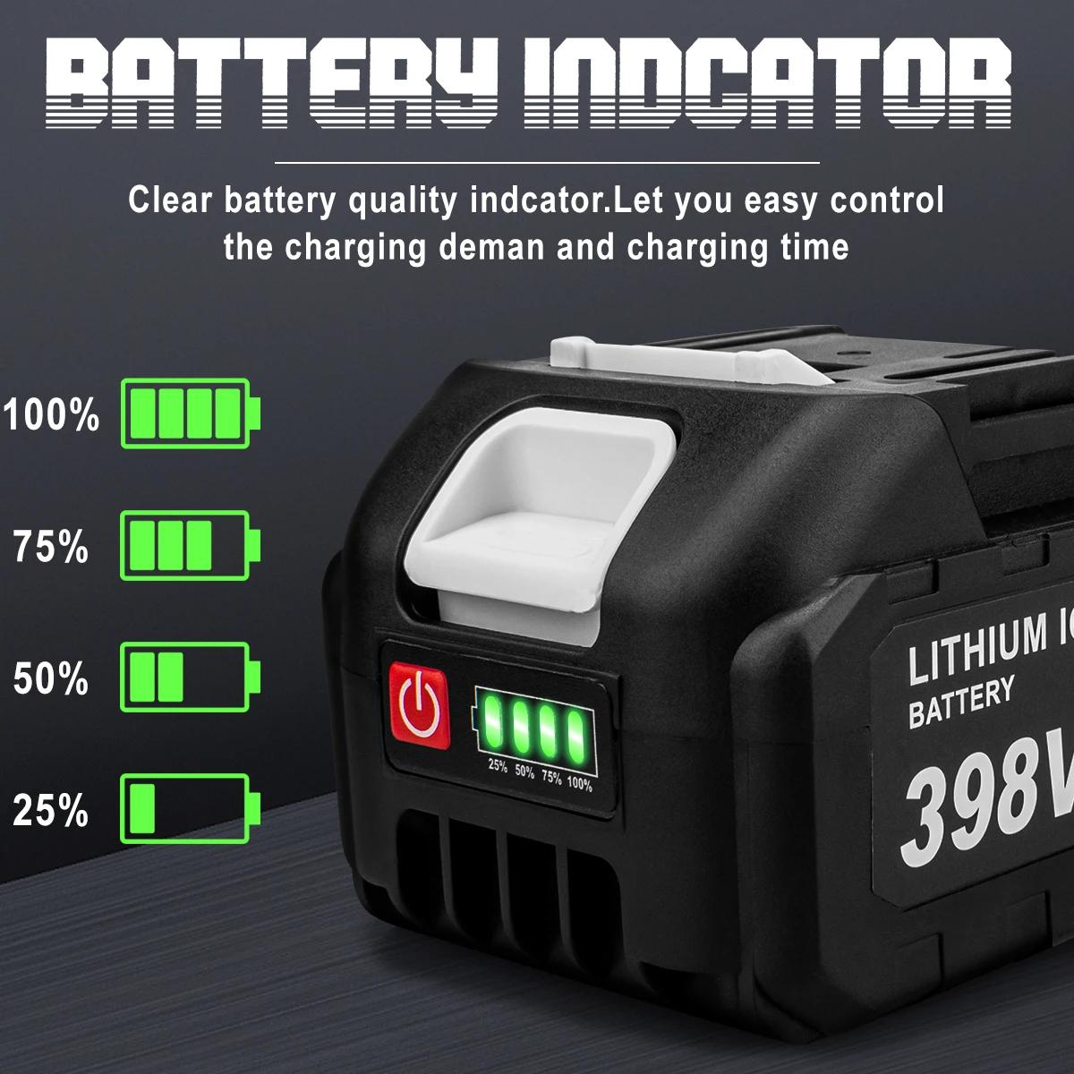 Batterie rechargeable Gisam 4.5Ah 4.0Ah 2.0Ah Lithium-ion 198VF 398VF 928VF Li-ion pour batterie Mak