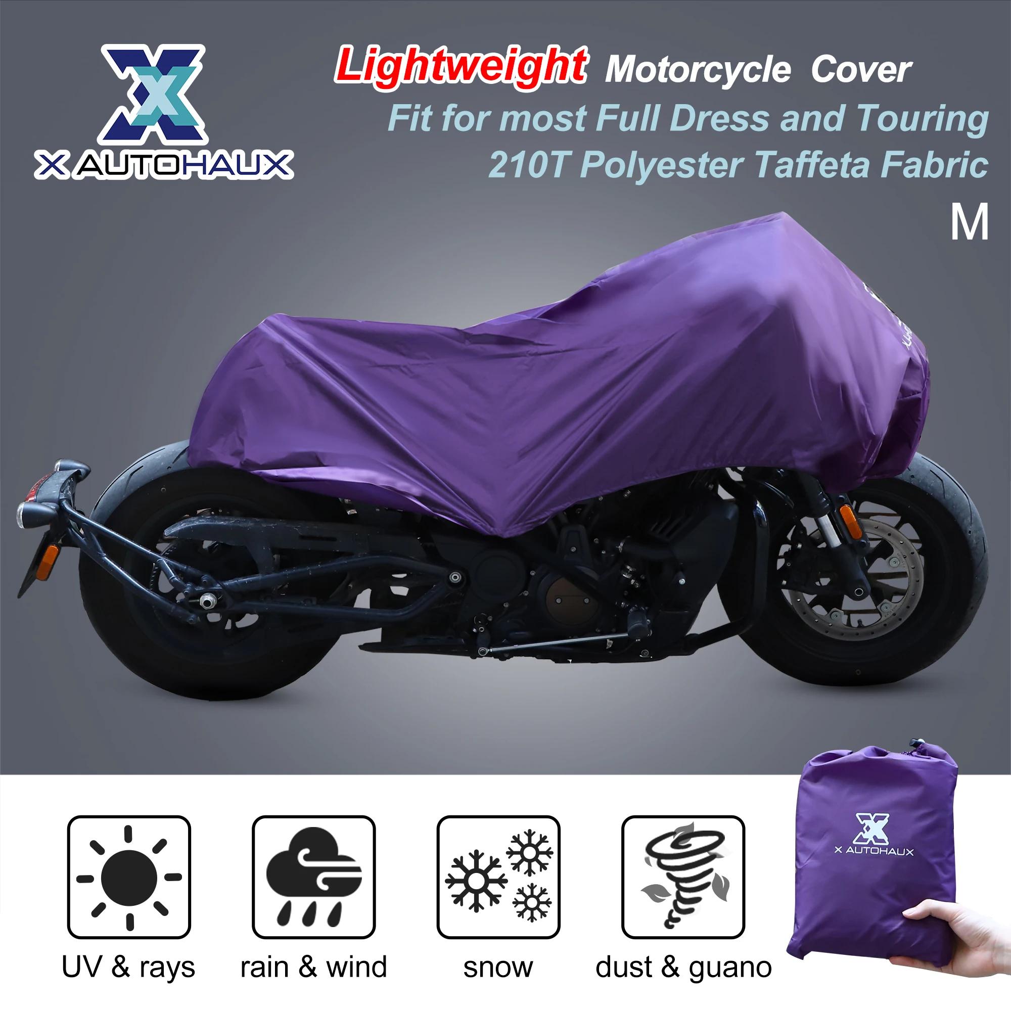 X Autohaux M L XL housse de moto demi-couverture légère extérieure étanche protection contre la pous
