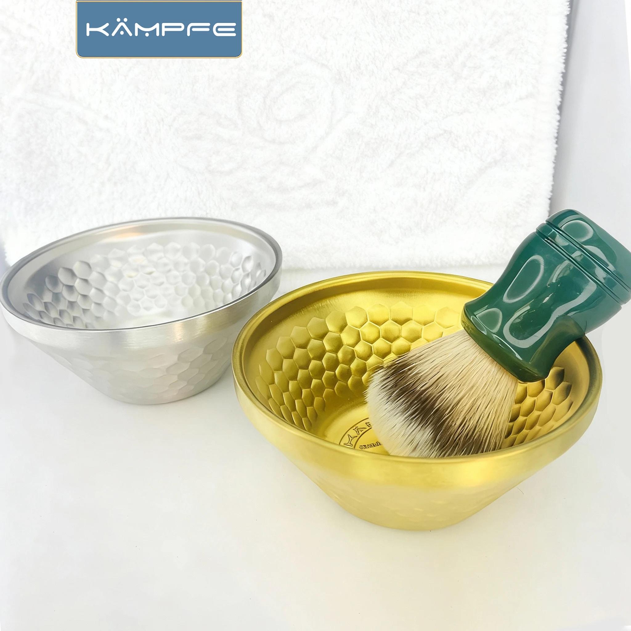 KAMPFE bol de rasage en acier inoxydable pour la maison et les voyages hommes outils de nettoyage du