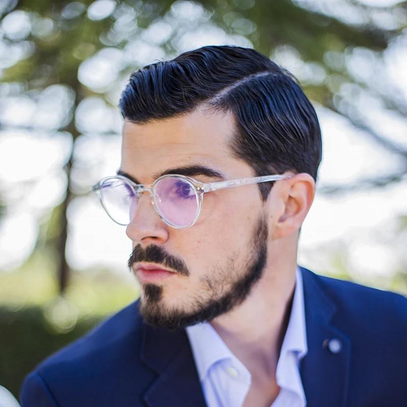 ZENOTTIC rétro Anti-lumière bleue lunettes lumière bleue bloquant les lunettes d'ordinateur rondes p