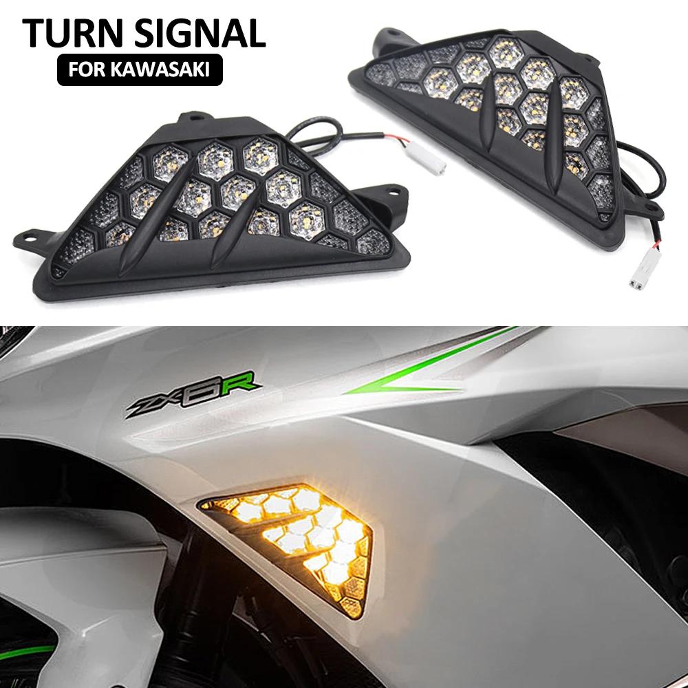 Nouveau NINJA ZX6R ZX-6R 2013 - 2023 2022 clignotant avant feux LED pour Kawasaki Ninja300 Ninja400 