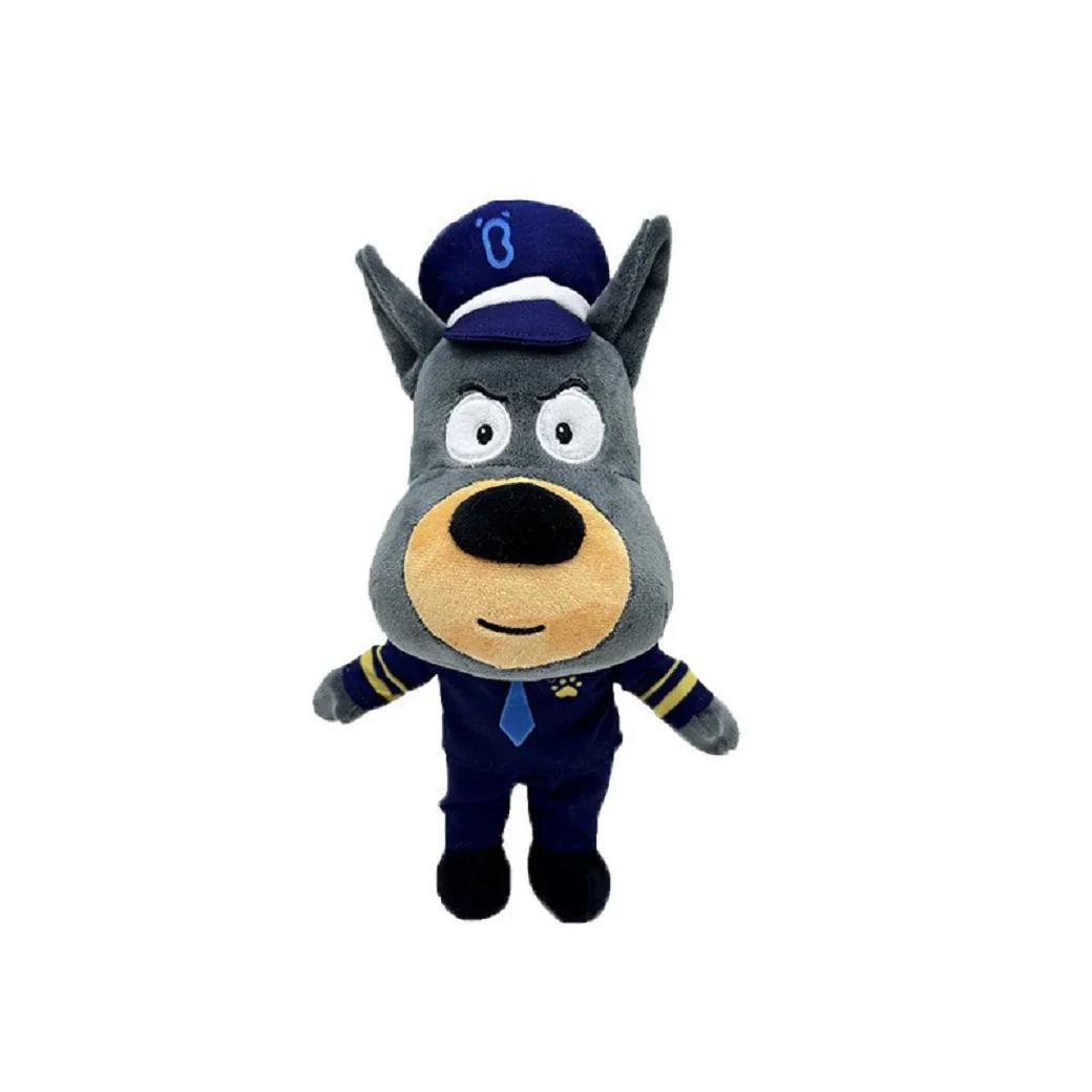 Nouveau shérif Labrador chien en peluche jouet sécurité sergent Labrador loup chien dessin animé pou